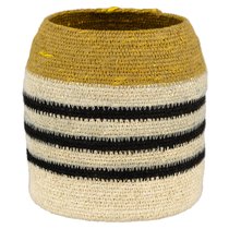 Корзина плетеная Colored lines (B) 15х17 см - Covali