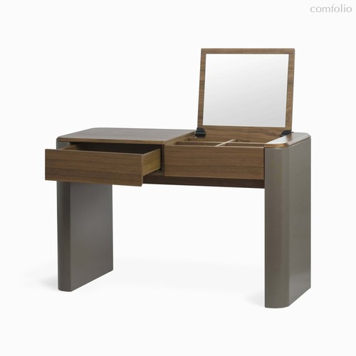 Туалетный столик Volare 120х50, цвет коричневый/темно-серый - Cosmo