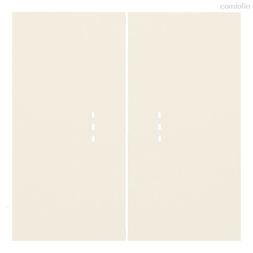 Клавиши двухклавишного выключателя с подсветкой 35612 MC, кремовый сатин - Rikett