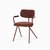 Обеденный стул Speck Arm, цвет коричневый/красный/черный - Cosmo