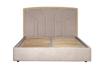 Кровать Ланси (Lancy) 180см, велюр серый 200x220x146см - Garda Decor