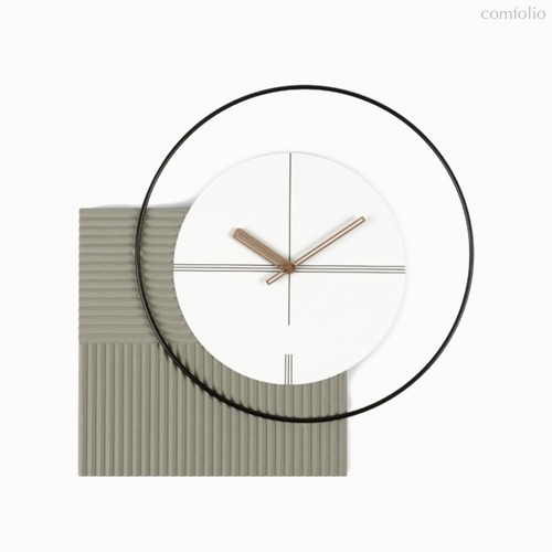 Часы настенные Clairita, цвет серый - Cosmo