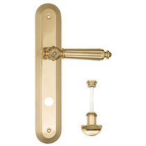 Дверная ручка на планке Fratelli Cattini "TORCELLO" WC-2 PL288-OLV полированная латунь - Fratelli Cattini