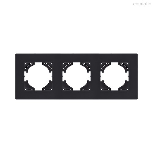 Рамка 3-постовая, черный матовый Kollinger Aspekt AT3BM - Kollinger