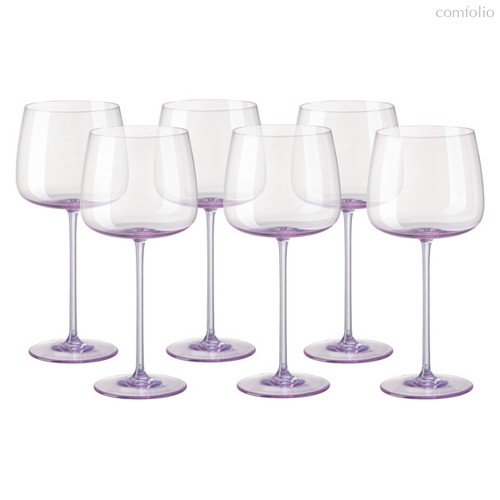 Набор бокалов для красного вина Rosenthal Турандот 280 мл, стекло, розовый, 6 шт - Rosenthal