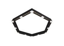 Donolux LED Eye-hex св-к накладной, 72W, 900х780мм, H71,5мм, 8840Lm, 48°, 3000К, IP20, корпус черный