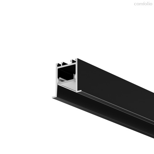 Алюминиевый профиль встраиваемый скрытого монтажа 22x22 (Черный, 2 м), ALM-2222-B-2M 632013 - Maytoni