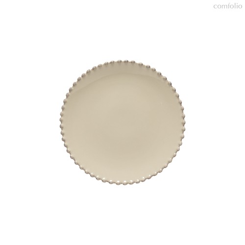 Тарелка круглая Pearl Cream PEP222-CRM (PEP222-03317R), цвет кремовый, 22 см - Costa Nova