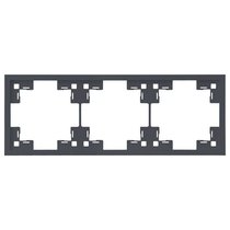Трехместная рамка 35830 BT, базальт - Rikett