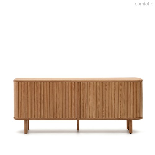 Mailen Сервант 2-дверный из ясеневого шпона с натуральной отделкой 180 x 75 см - La Forma