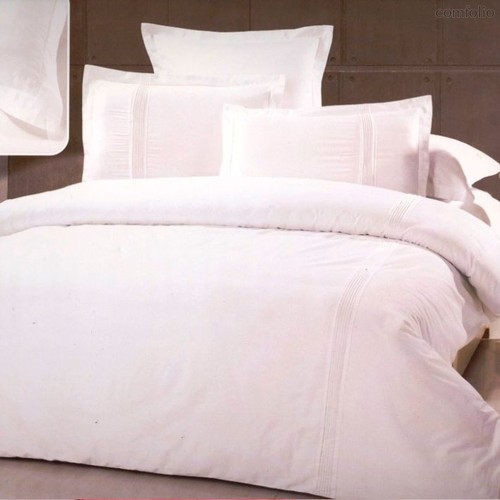 Снег - комплект постельного белья, цвет белый, 2-спальный - Valtery