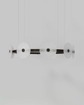 Черная круглая люстра Милфорд, цвет черный - Louvre Home