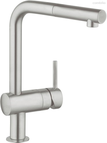 32168DC0 Minta Смеситель для кухонной мойки с выдвижным изливом, суперсталь - Grohe
