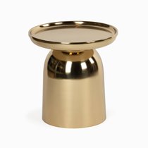 Кофейный столик Wallin диаметр 38, цвет золотой - Cosmo