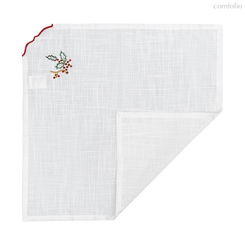 Набор из двух салфеток Festive wreath из коллекции New Year Essential, 45х45 см - Tkano