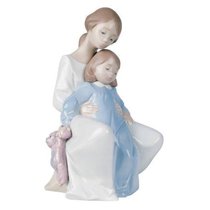 Фигурка NAO Мгновение с мамой 14х12х22 см, фарфор - NAO
