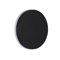 Eclipse светильник настенный, 12Вт, D150хW50мм, 877Lm, AC220V, Ra>80, 3000К, IP65, черный, блок питания в комплекте - Donolux