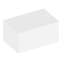 39026380000 EDITION 90 Боковая тумба 800х484х400 mm, структурный лак белый - Keuco
