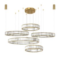 10135/5 Gold Подвесной светильник LOFT IT Crystal ring - Loft It