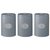 Набор банок для хранения Zinco, 1,2 л, серые, 3 шт. - Smart Solutions