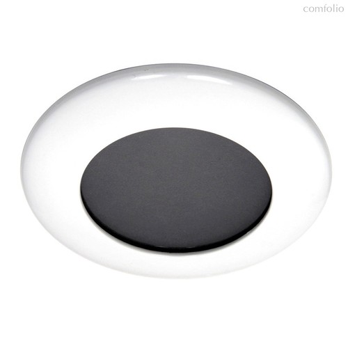 Donolux Omega светильник встраиваемый, неповор круглый,MR16, D100, max 50w GU5,3, IP65, литье, белый, цвет белый/черный - Donolux