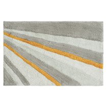 Коврик для ванной из хлопка с рисунком Tulip field из коллекции Terra, 50х80 см - Tkano