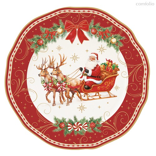 Тарелка десертная Christmas Heritage, ?20 см - Easy life