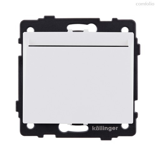 Карточный выключатель механический, белый матовый Kollinger REA-041WM для Aspekt, Eleganz, Reflex - Kollinger