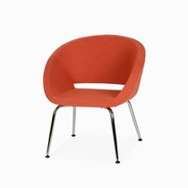 Кресло Beetle, цвет оранжевый/хром - Cosmo