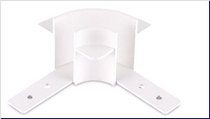 Slim Line круглый угол-соединитель для встраиваемого шинопровода, L45*W45*H41 мм, белый - Donolux