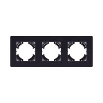 Рамка 3-постовая, черный Kollinger Eleganz Acryl EA3BK - Kollinger