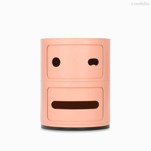 Тумба Componibili с 2 ящиками 32х40, цвет розовый - Cosmo