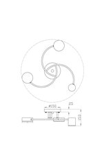 Потолочный светильник Freya FR6048CL-L6B - Freya