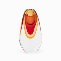 Ваза Bow высота 33, цвет оранжевый - Cosmo