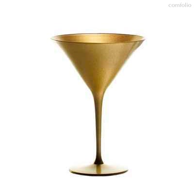 Бокал для мартини d=116мм, h=172мм, 24 cl., стекло, цвет "Gold", Bar - Stolzle