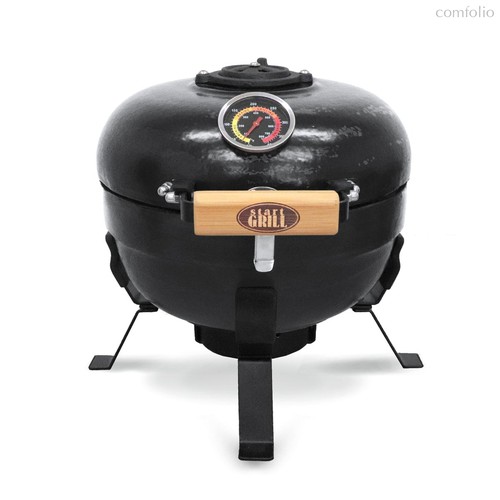Портативный керамический гриль TRAVELLER 12 дюймов, цвет черный - Start Grill