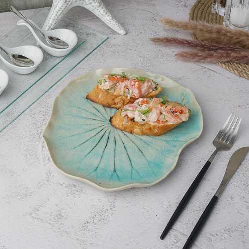 Блюдо для подачи 23,5*21,5 см h2,5 см Blue Frutti di Mare P.L. - P.L. Proff Cuisine
