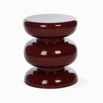 Кофейный столик Prosper диаметр 35, цвет бордовый - Cosmo