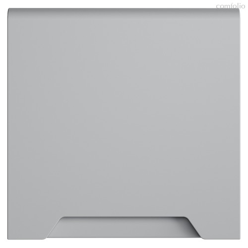 Накладка для розетки с заземлением, защитными шторками и крышкой, S70 серый - Voltum