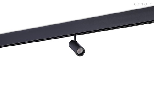 Led св-к для SPACE-Track system, Alpha, DC 48В 5Вт, D35xL80 мм, 330Лм, 36°, 3000К, недиммируемый, IP20, Ra>90, черный - Donolux