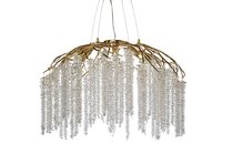 Люстра d.100x45 см, металл цвет золото - Garda Decor