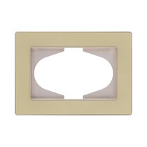 Рамка для двойной розетки, золотой Kollinger Eleganz Acryl EA120GD - Kollinger