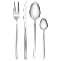 Набор столовых приборов Pure, серебристые глянцевые, 24 пред. - Liberty Jones