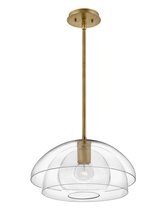 Золотой подвесной светильник Хатфилд, цвет золотой - Louvre Home