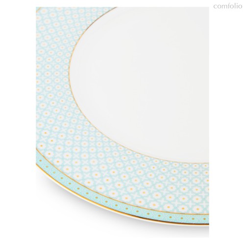 Тарелка обеденная Decor de table Бирюза 27 см, фарфор костяной - Decor De Table