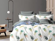 Комплект постельного белья CA-1-786 1.5 Сатин печатный с наволочками 70х70х2шт. - АльВиТек
