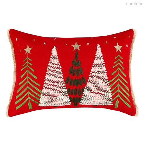 Чехол на подушку Icy forest из коллекции New Year Essential, 30х45 см - Tkano