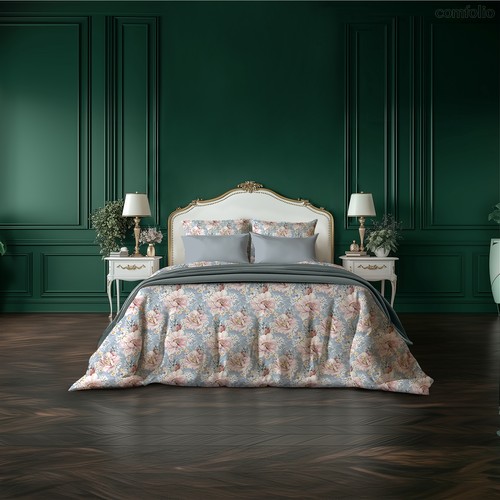 Комплект постельного белья Verossa Сатин Семейный Florescence, Семейный - Nordtex