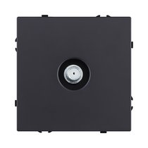 Розетка TV, черный матовый Kollinger Eclipse EC-020BK