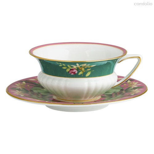 Чашка чайная с блюдцем Wedgwood Розовый лотос 140 мл - Wedgwood